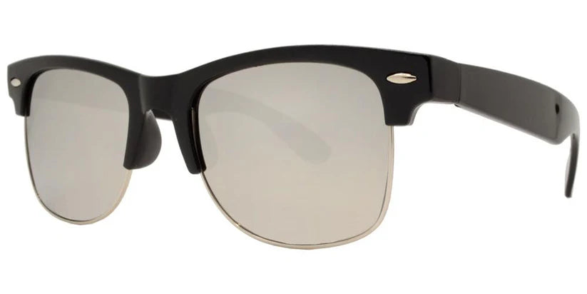 DS-7583 RVC - Lentes retro Horn Rimmed con mica espejo de color