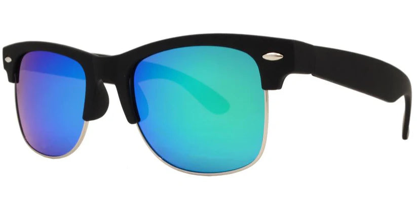 DS-7583 RVC - Lentes retro Horn Rimmed con mica espejo de color