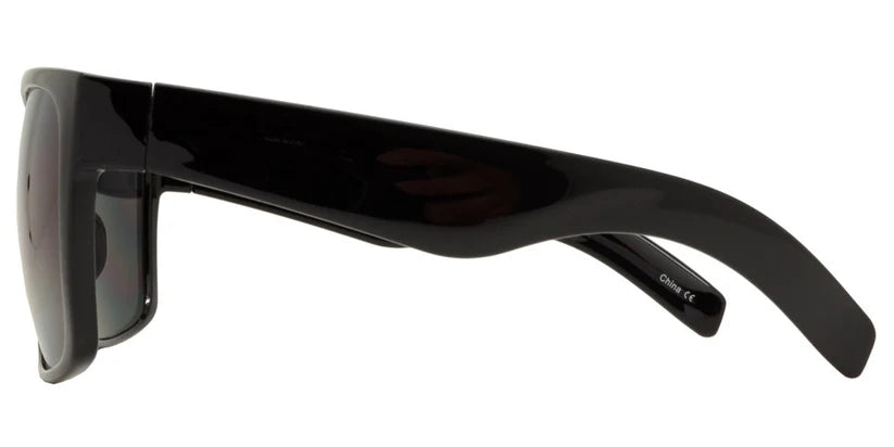 DS-7633 Black SD - Lentes deportivos cuadrados clásicos con mica súper oscura