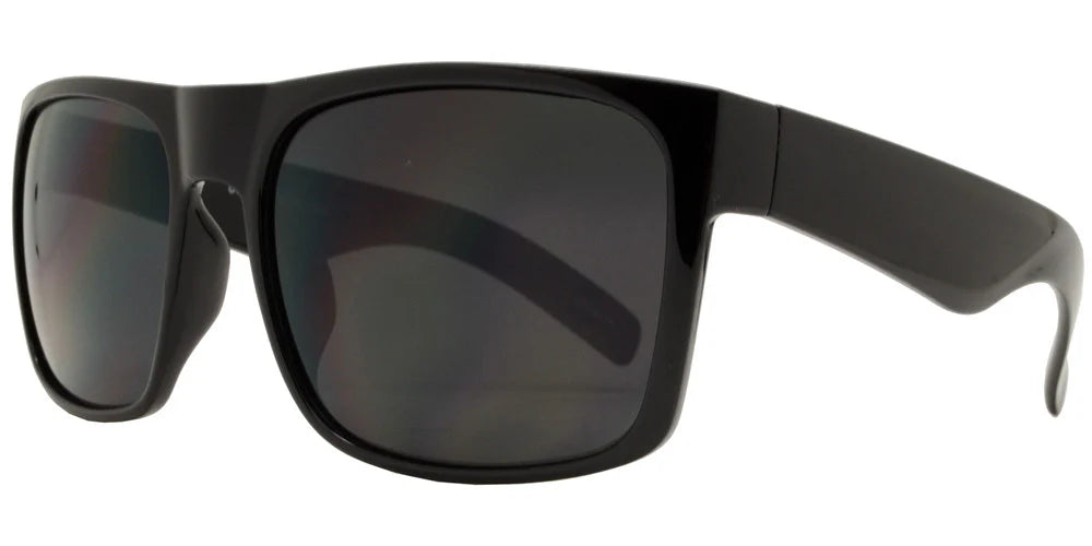 DS-7633 Black SD - Lentes deportivos cuadrados clásicos con mica súper oscura