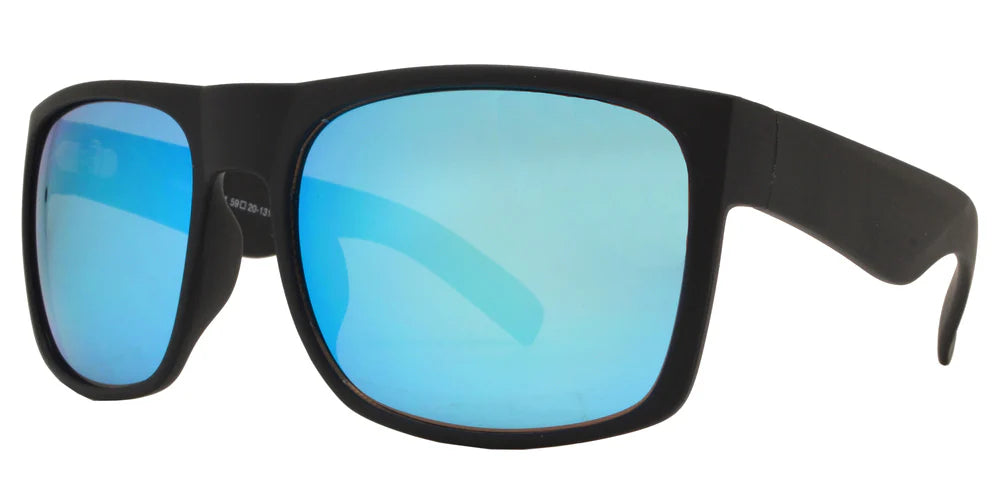 DS-7633 Spectrum - Lentes deportivos cuadrados clásicos con mica espejo de color