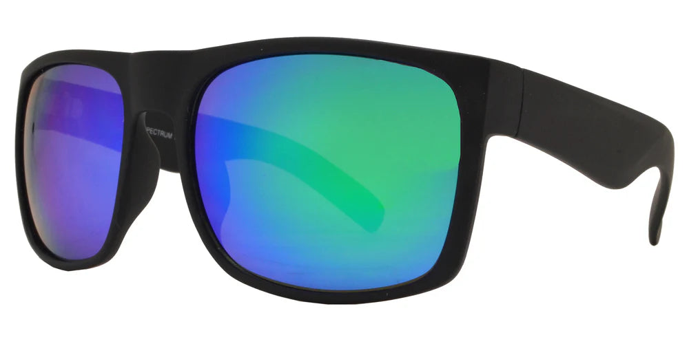 DS-7633 Spectrum - Lentes deportivos cuadrados clásicos con mica espejo de color