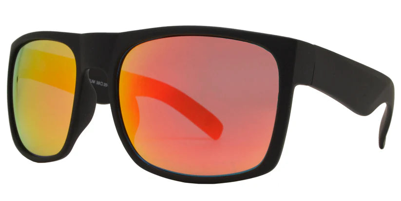 DS-7633 Spectrum - Lentes deportivos cuadrados clásicos con mica espejo de color