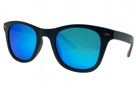 EK-1698 Lentes de Sol Polarizados tipo wayfarer con mica tipo espejo