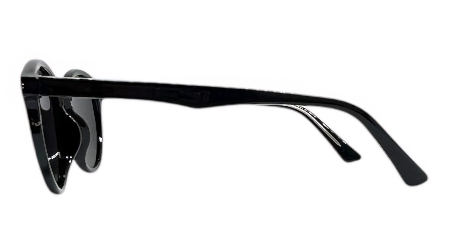 EK-2405 – Lentes de Sol Redondos de Policarbonato con Acabado Brillante y Patas Reforzadas