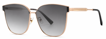 EK-7209 Cat Eye Metálicos Rose Gold – Dorado, mica gris degradada (C4)