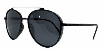 EK-8012 Aviador Metálicos – Negro brillante, mica gris (C2)