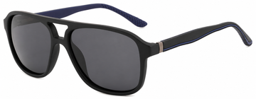 EK-8391 Deportivos TR90 Negros – Negro mate con azul (C2)