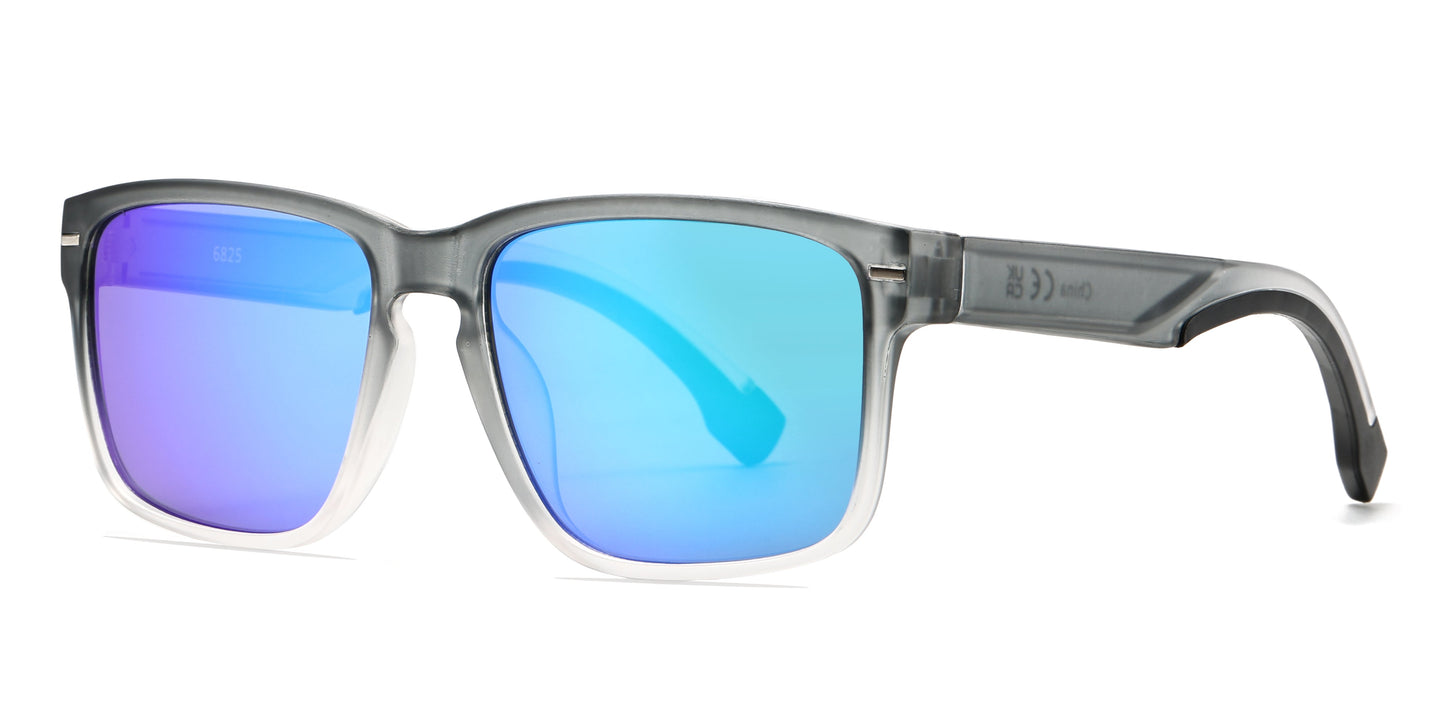DS-6825 - Lentes rectangulares para hombre con puente tipo keyhole