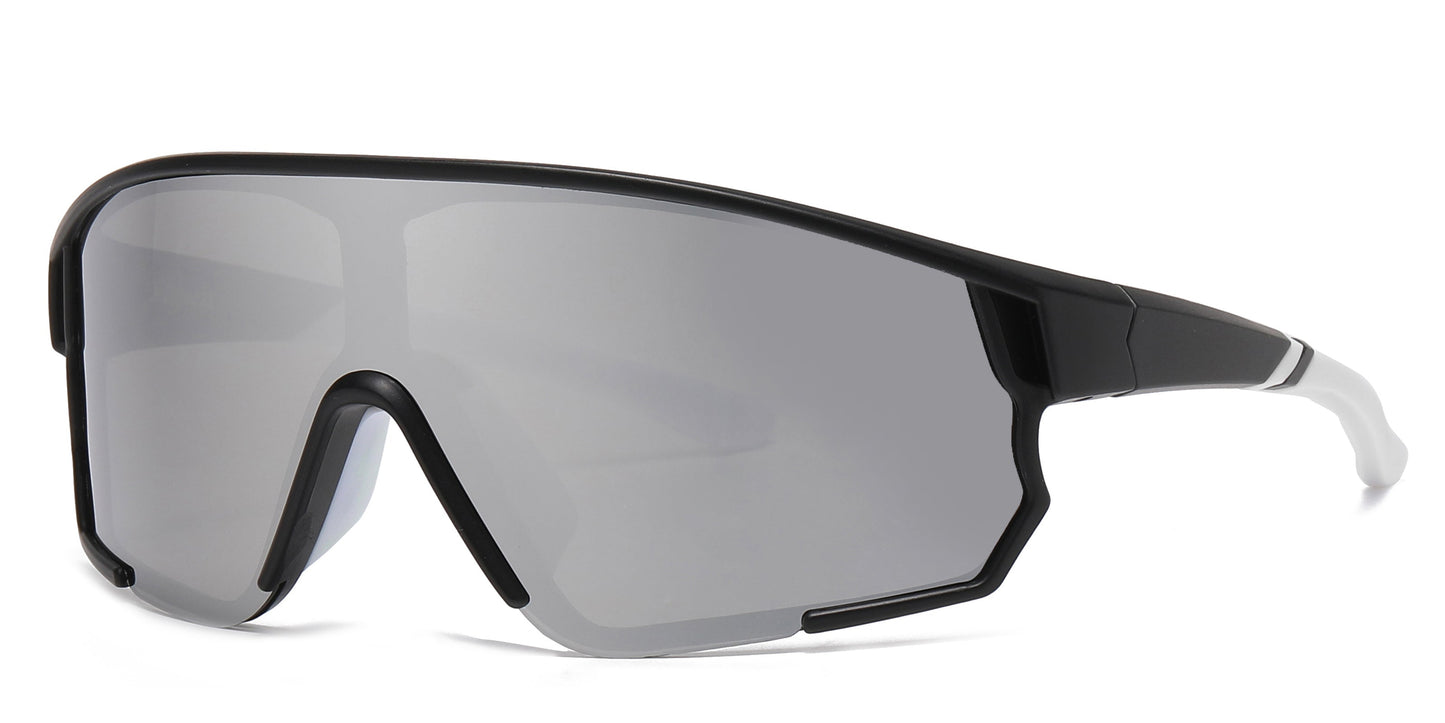 DS-5221 - Lentes deportivos con lente de una sola pieza y marco plástico
