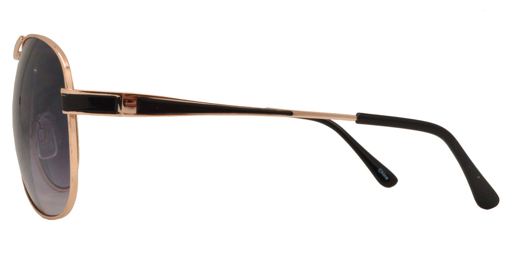 DS-OX 2831 - Lentes estilo Aviador metálicos clásicos con barra superior