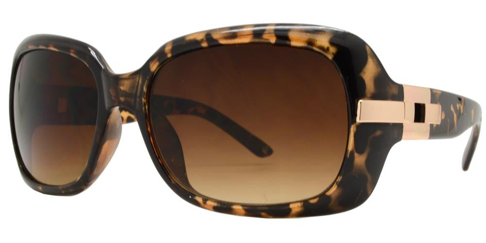 DS-7585 BX - Lentes fashion para mujer con detalle metálico y pedrería