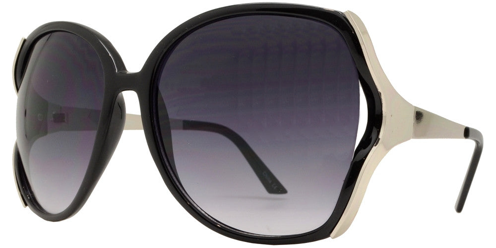 DS-7275 - Lentes tipo mariposa grandes con diseño calado para mujer