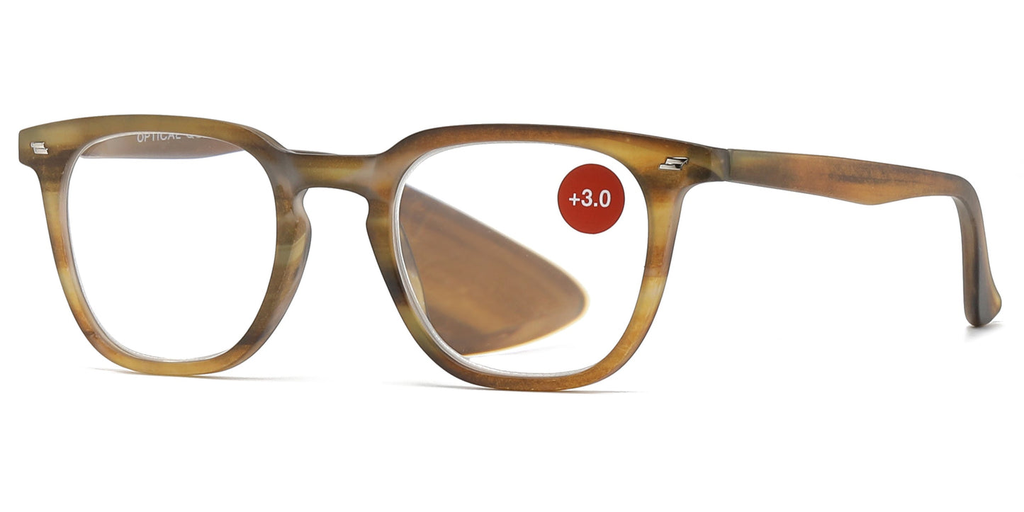 DS-RS 1273 - Lentes de lectura con diseño clásico en plástico
