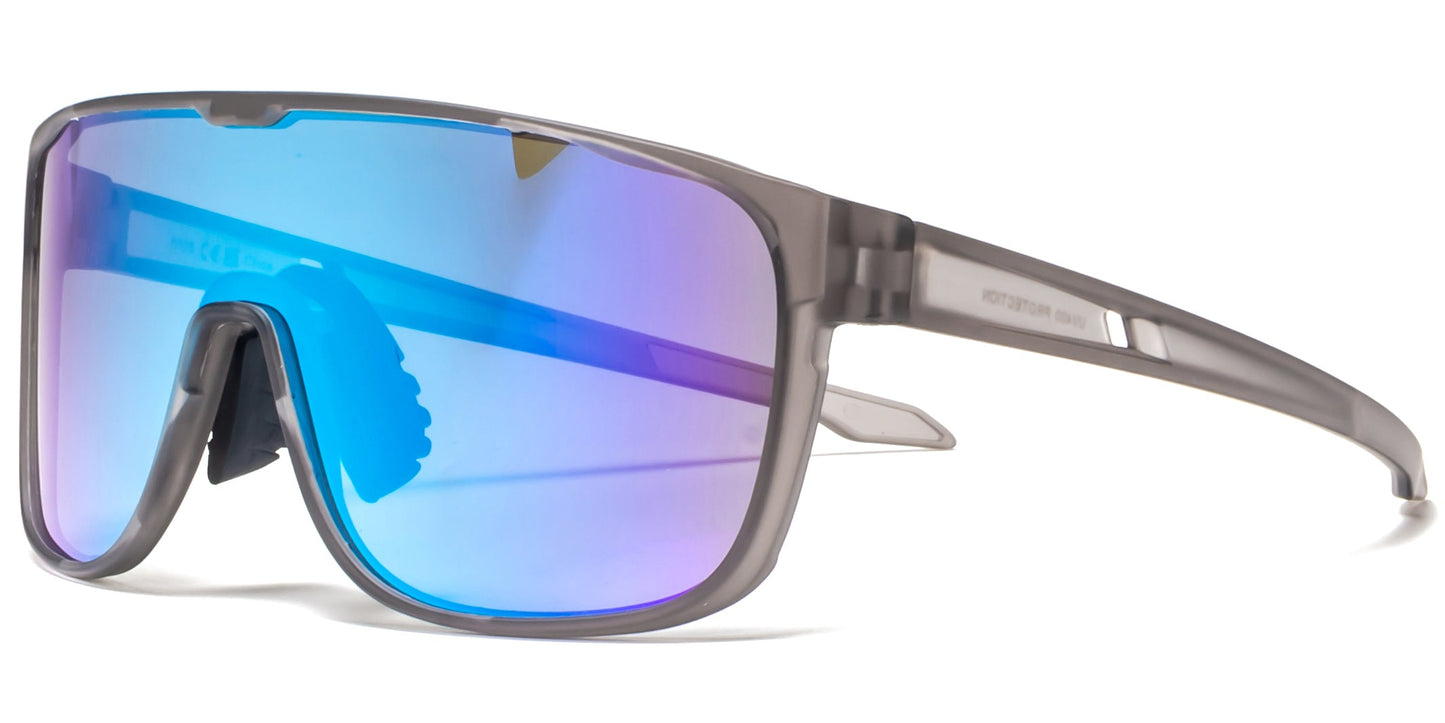 DS-6805 - Lentes tipo escudo de una sola pieza con armazón plástico envolvente