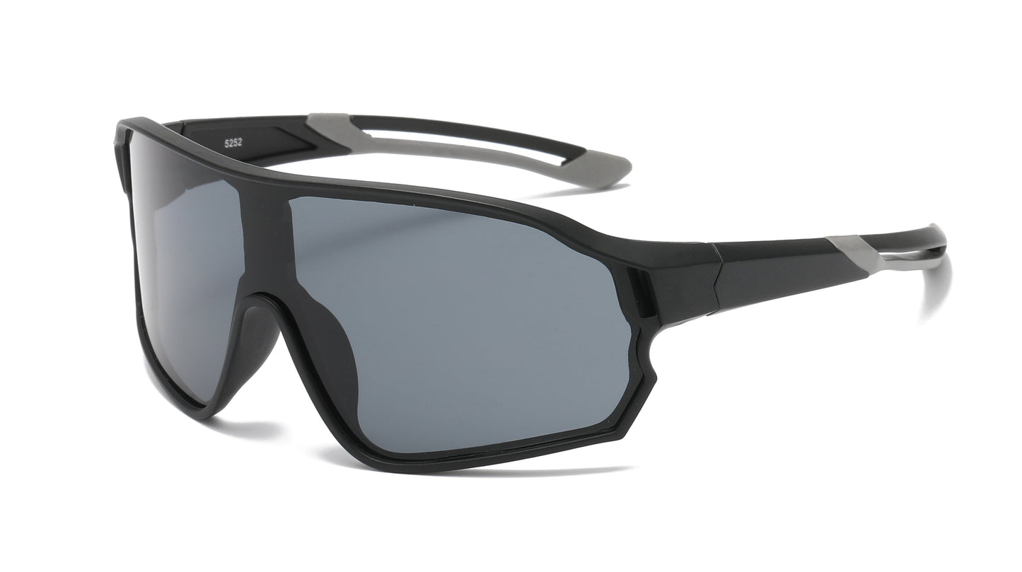 DS-5252 - Lentes deportivos de una sola pieza con diseño aerodinámico en plástico