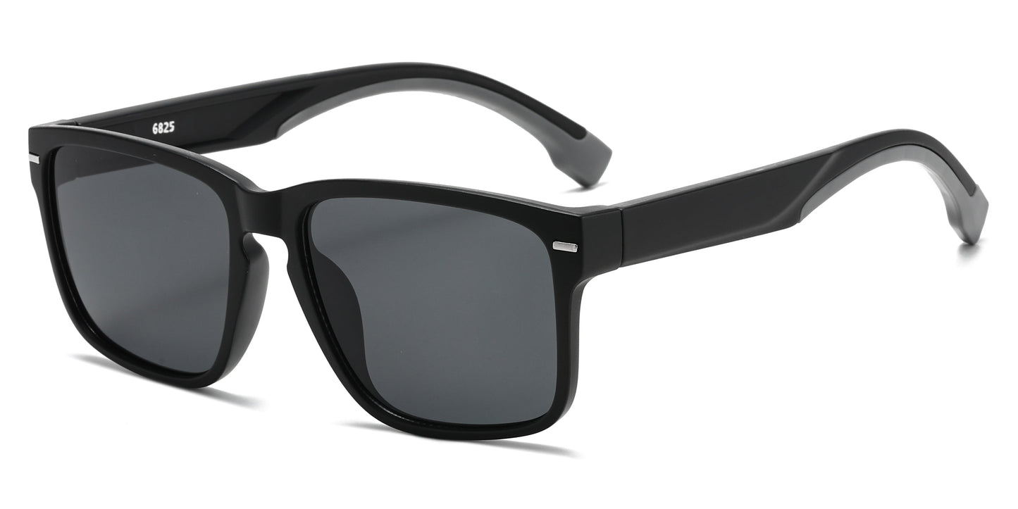 DS-6825 - Lentes rectangulares para hombre con puente tipo keyhole