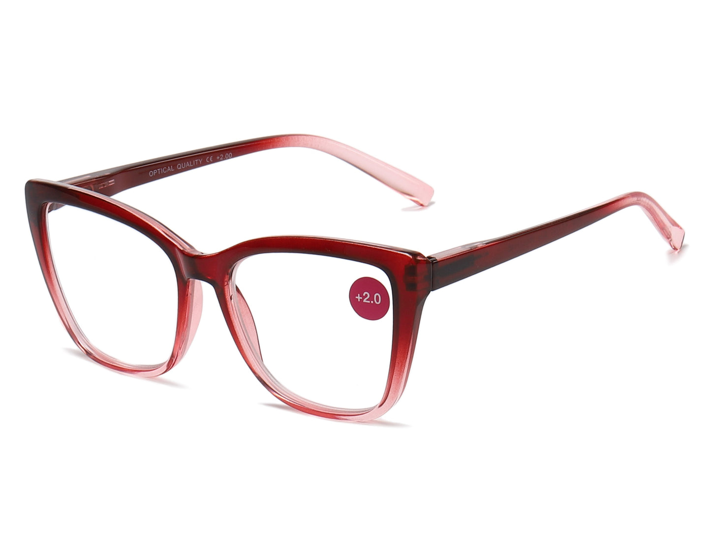 DS-RS 1232 - Lentes de lectura estilo cat eye de plástico