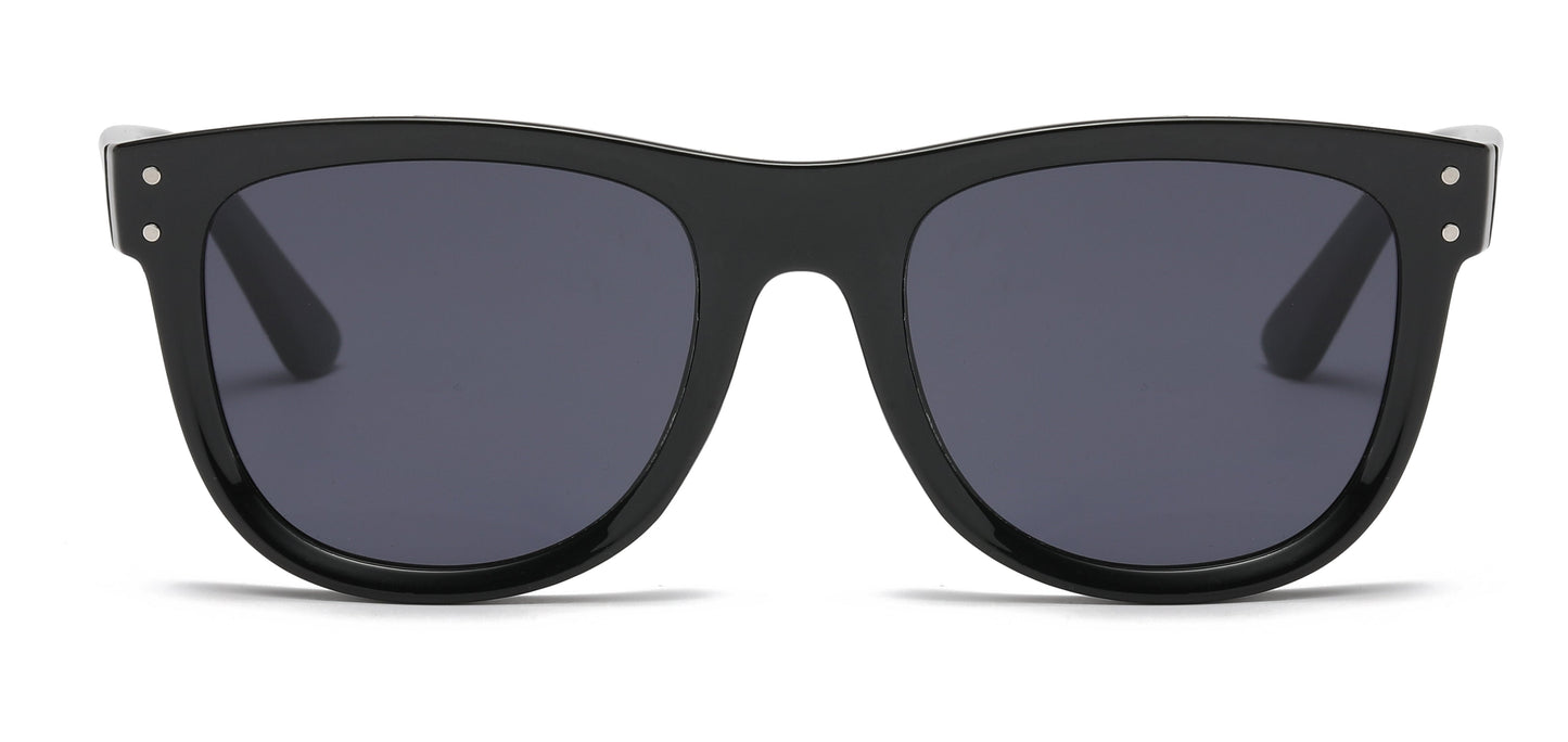 DS-5243 - Lentes de sol de moda con mica cóncava y marco plástico elegante