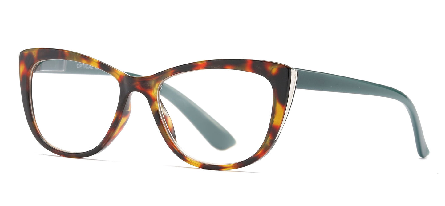 DS-RS 1200 - Lentes de lectura Cat Eye con marco plástico clásico
