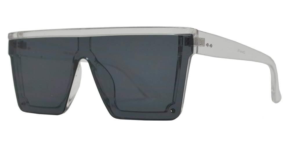 DS-7994 - Lentes de sol retro Flat Top de una sola pieza con mica plana
