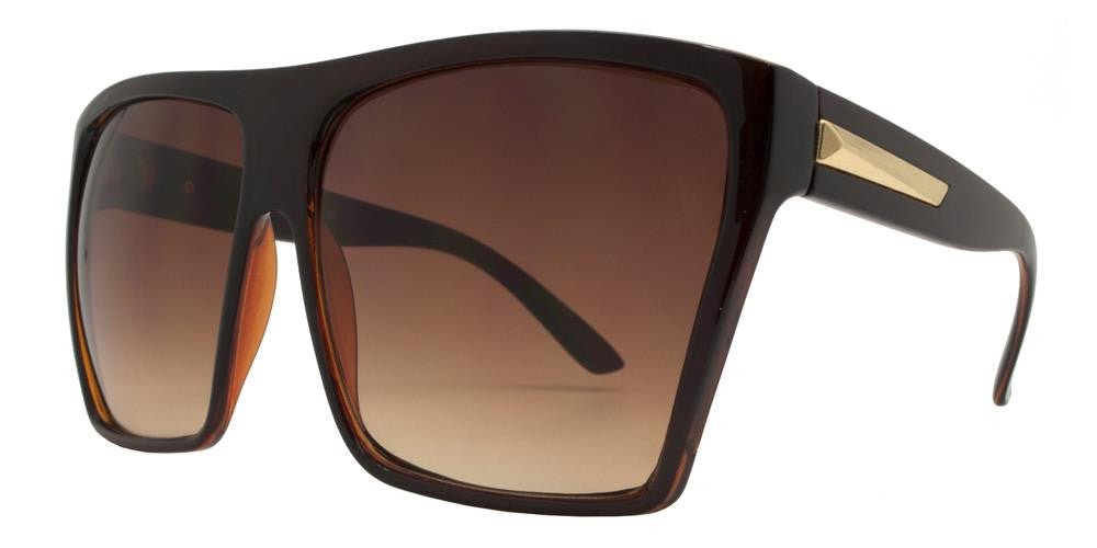 DS-7555 M - Lentes Oversize retro cuadrados Flat Top