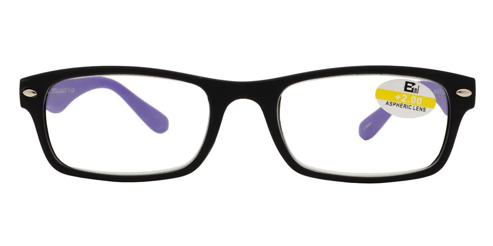 DS-RS 1112 +2.00 - Lentes de lectura rectangulares de plástico