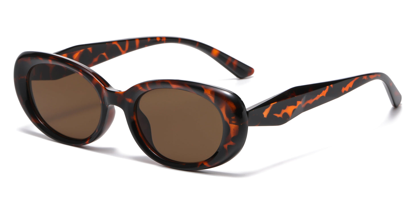 DS-2691 - Lentes de sol con diseño rectangular y armazón plástico