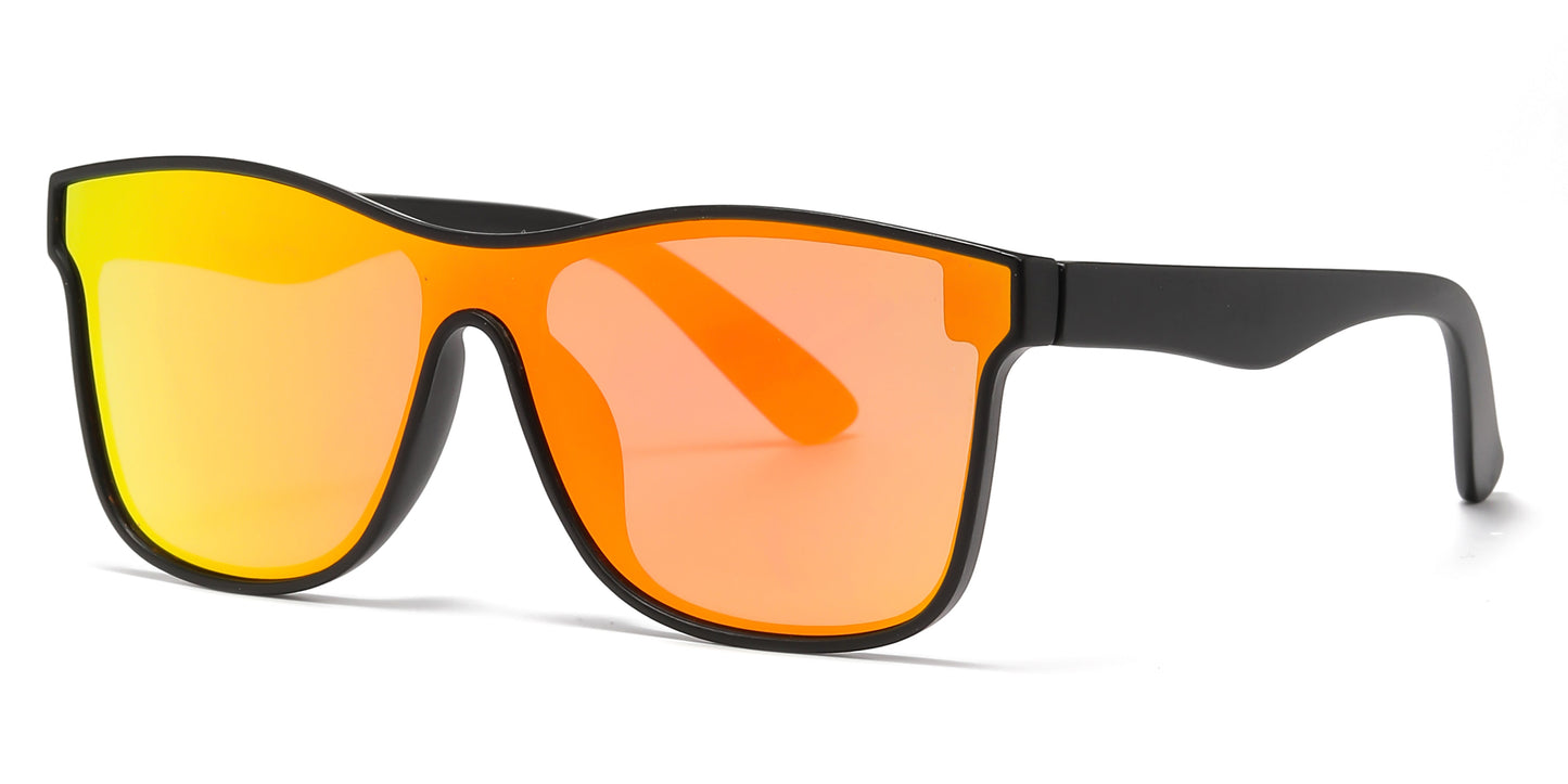 DS-6838 - Lentes de moda con mica continua de una sola pieza y marco plástico