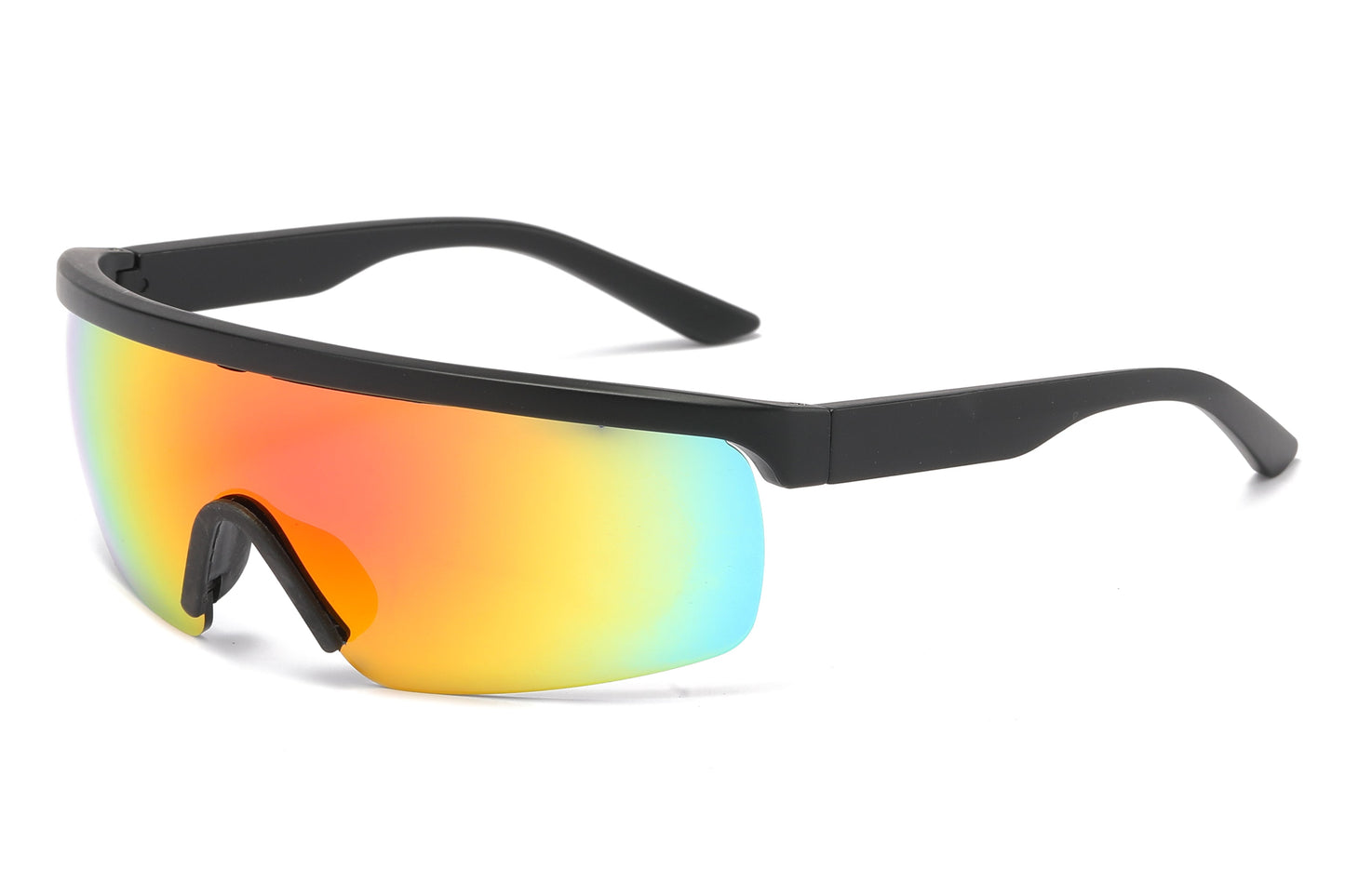 DS-2682 - Lentes de sol tipo escudo de una sola pieza con armazón plástico
