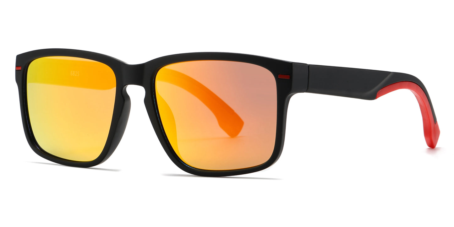 DS-6825 - Lentes rectangulares para hombre con puente tipo keyhole