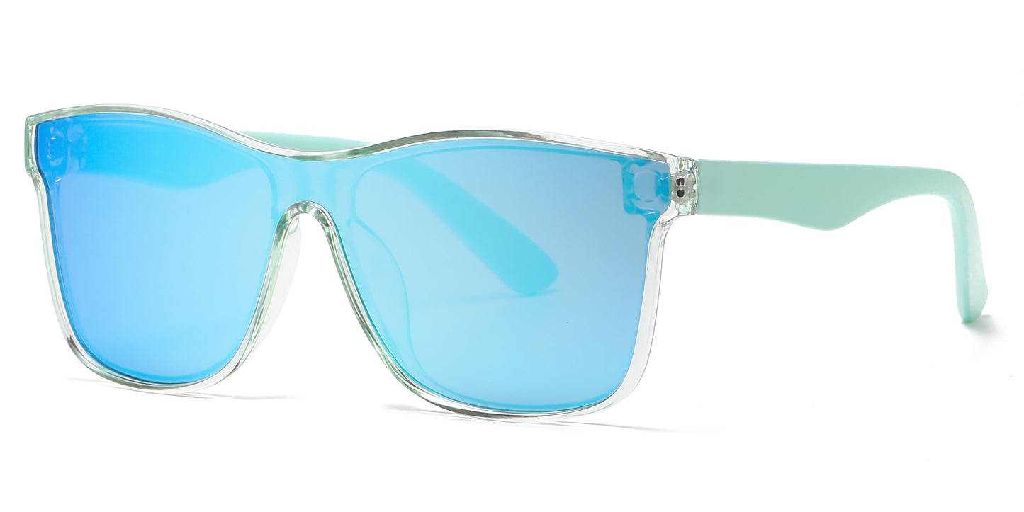 DS-6838 - Lentes de moda con mica continua de una sola pieza y marco plástico