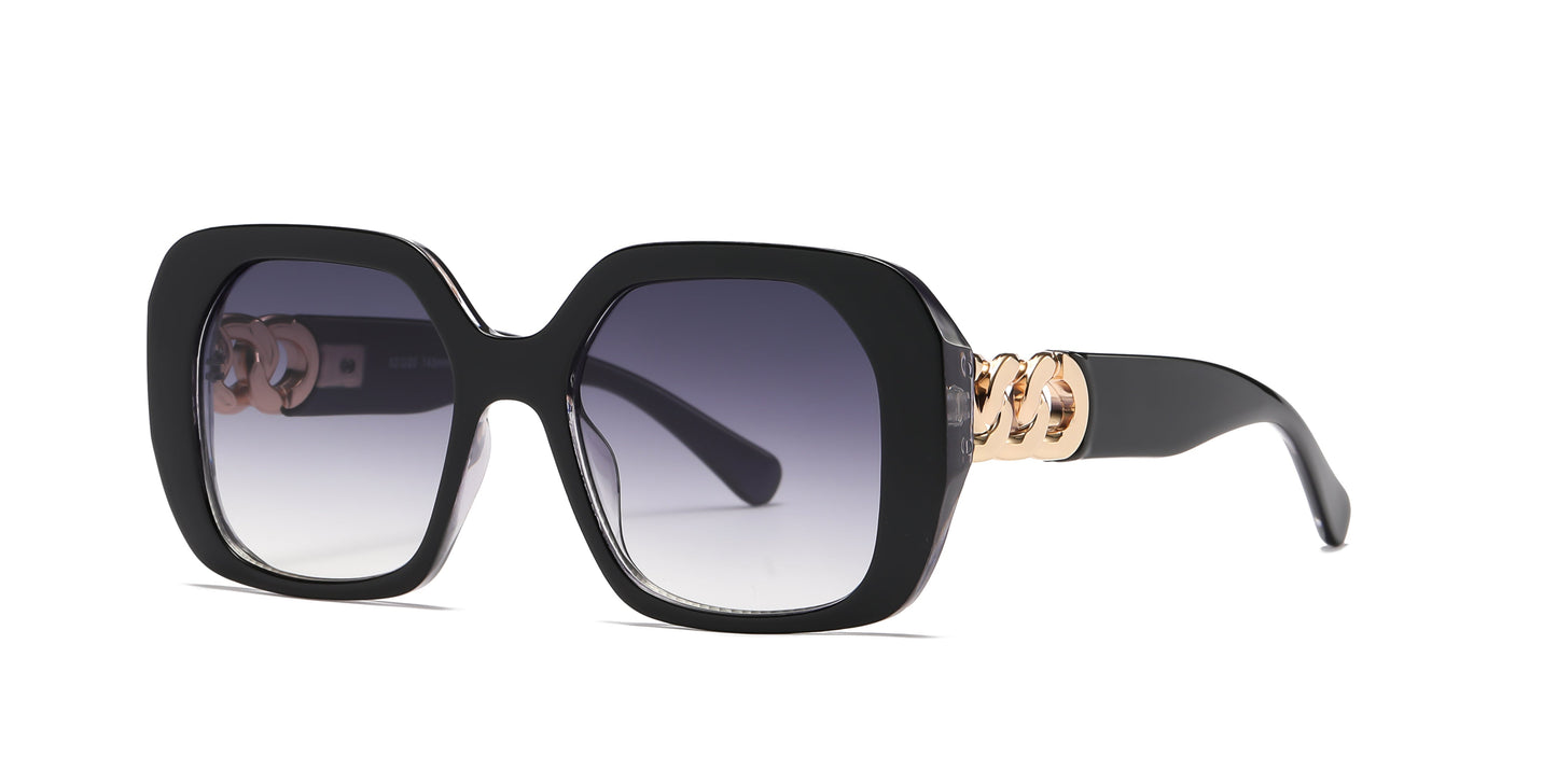 DS-8029 - Lentes femeninos con diseño moderno y armazón plástico de moda