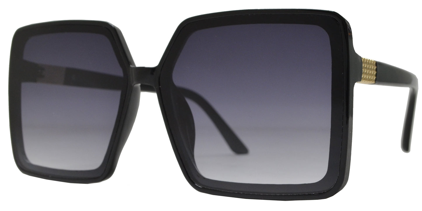 DS-5188 - Lentes cuadrados de plástico con diseño plano moderno