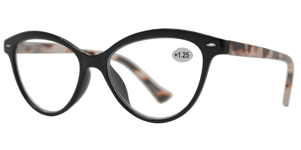 DS-RS 1157 - Lentes de lectura Cat Eye de plástico para mujer