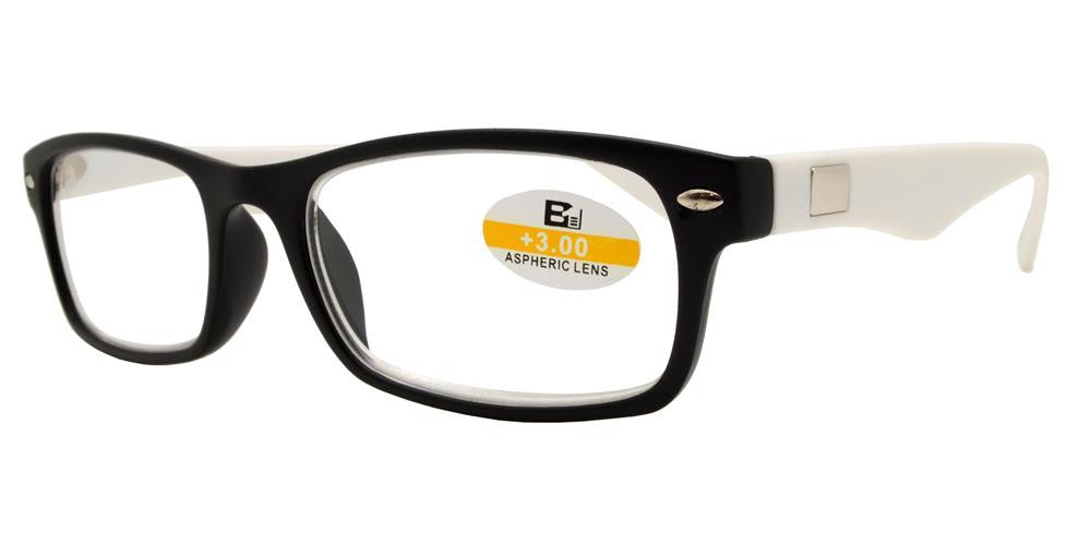 DS-RS 1112 +2.00 - Lentes de lectura rectangulares de plástico
