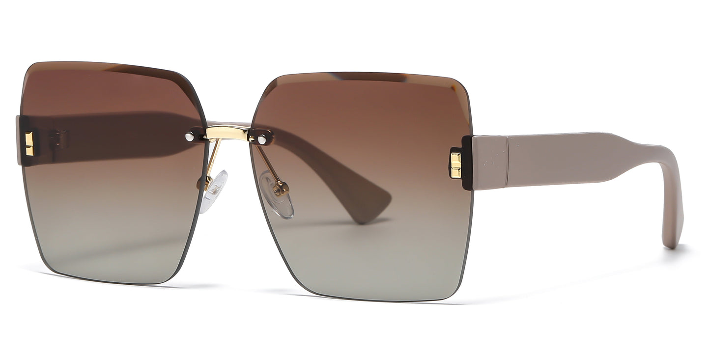 DS-7026 - Lentes plásticos sin montura con diseño cuadrado femenino