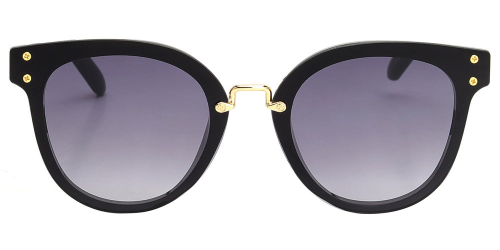 DS-8792 - Lentes de sol de plástico con diseño clásico redondos