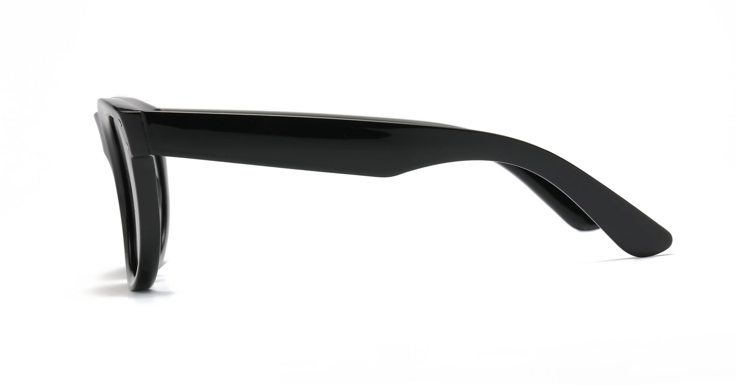 DS-5243 - Lentes de sol de moda con mica cóncava y marco plástico elegante