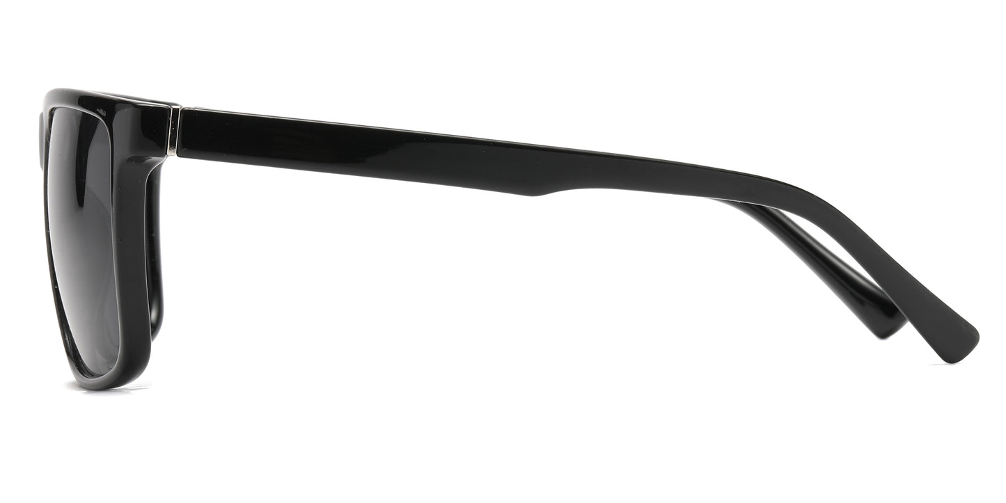 DS-6820 - Lentes deportivos cuadrados para hombre con armazón plástico moderno