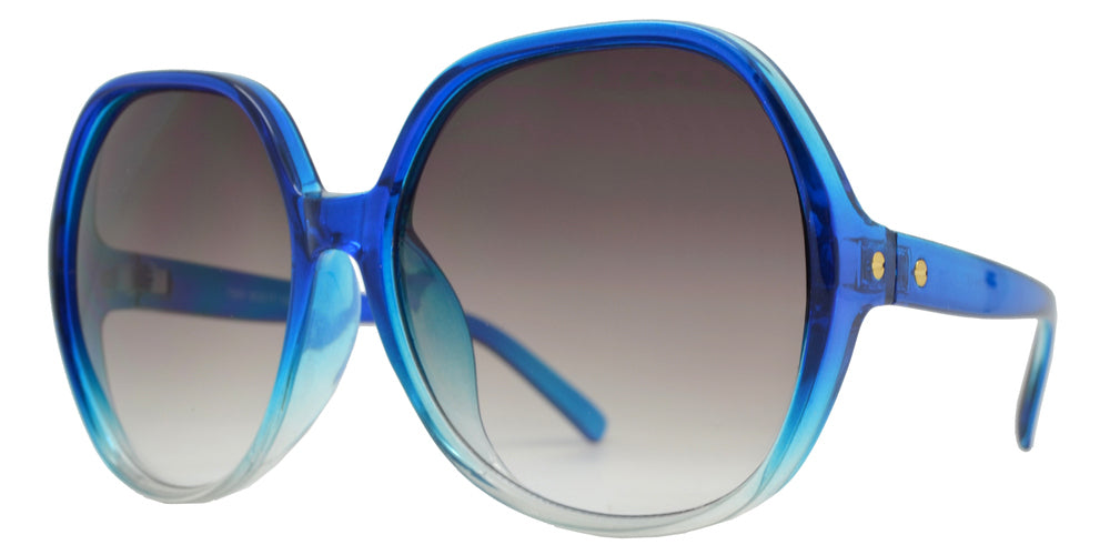 DS-7990 - Lentes ovalados grandes con marco plástico y diseño clásico