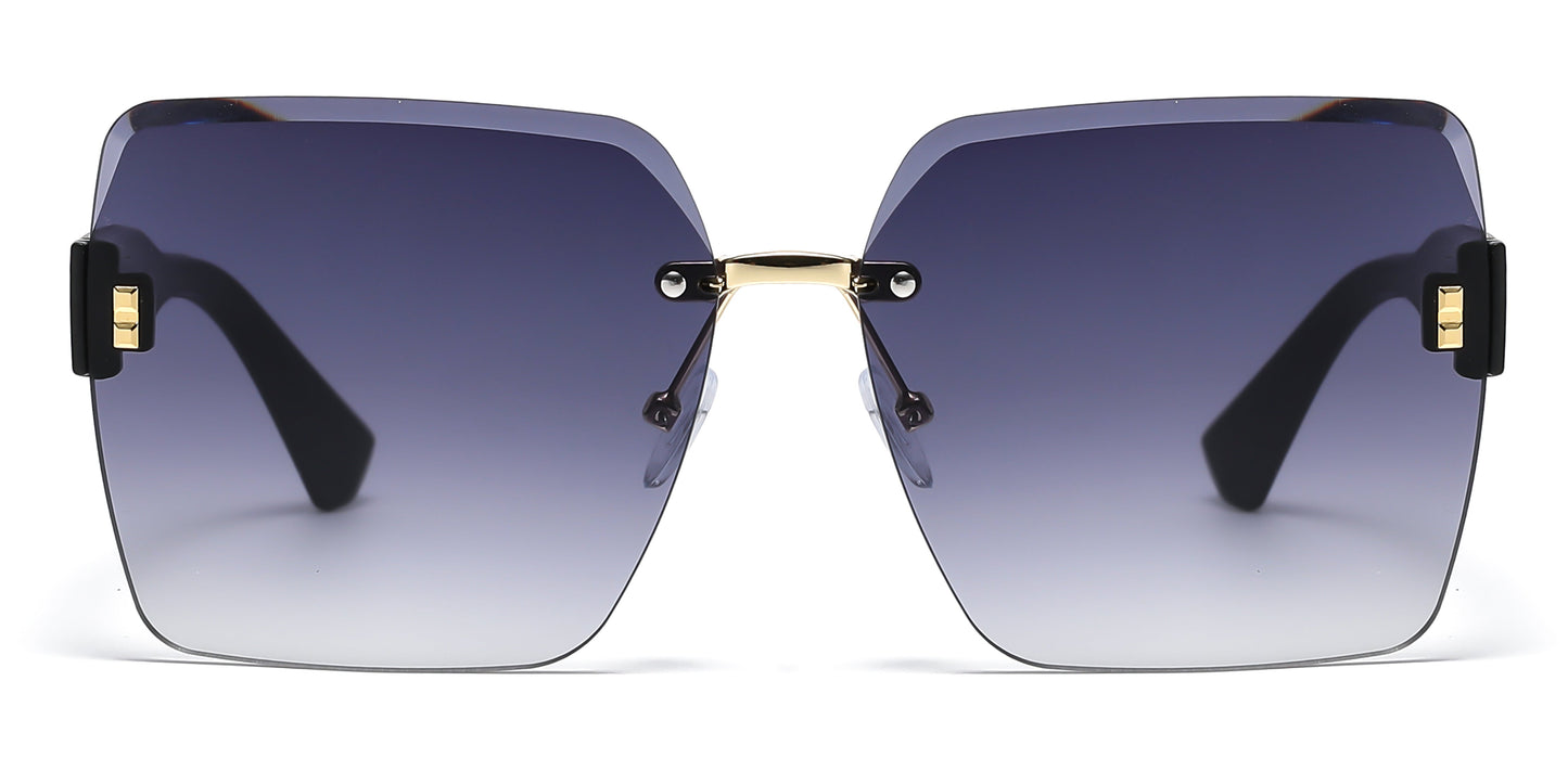 DS-7026 - Lentes plásticos sin montura con diseño cuadrado femenino