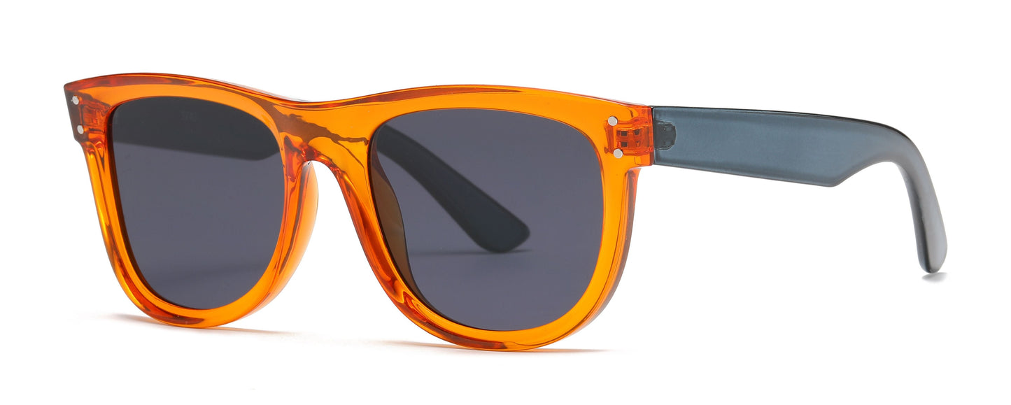 DS-5243 - Lentes de sol de moda con mica cóncava y marco plástico elegante