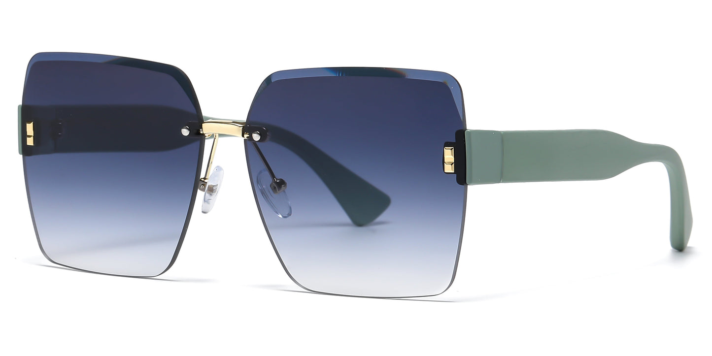 DS-7026 - Lentes plásticos sin montura con diseño cuadrado femenino