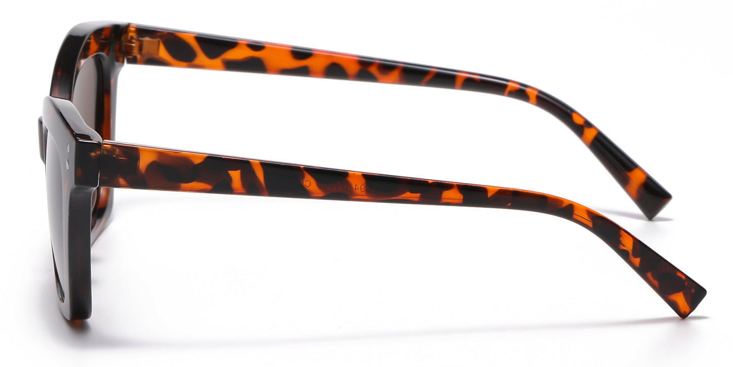 DS-2694 - Lentes de sol pequeños estilo Cat Eye con marco plástico