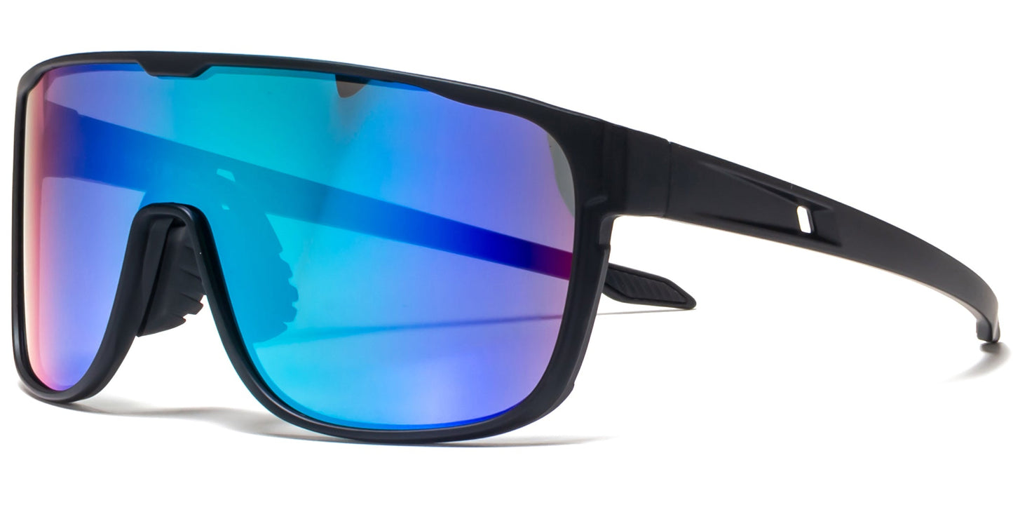 DS-6805 - Lentes tipo escudo de una sola pieza con armazón plástico envolvente