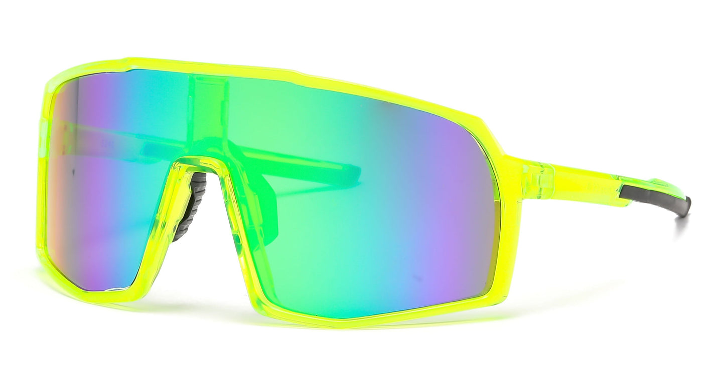 DS-5241 - Lentes Deportivos tipo escudo con mica continua de una sola pieza y marco plástico