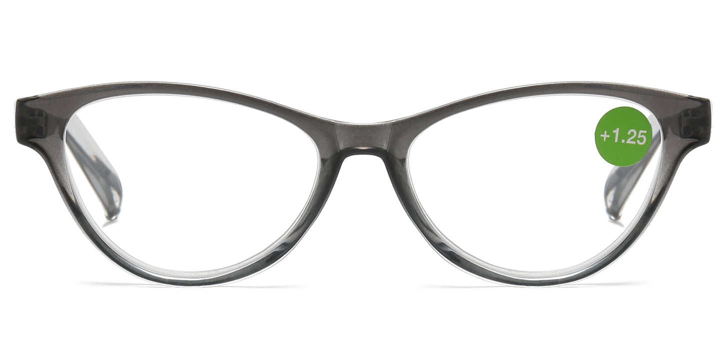 DS-RS 1275 - Lentes de lectura Cat Eye con estilo femenino en plástico