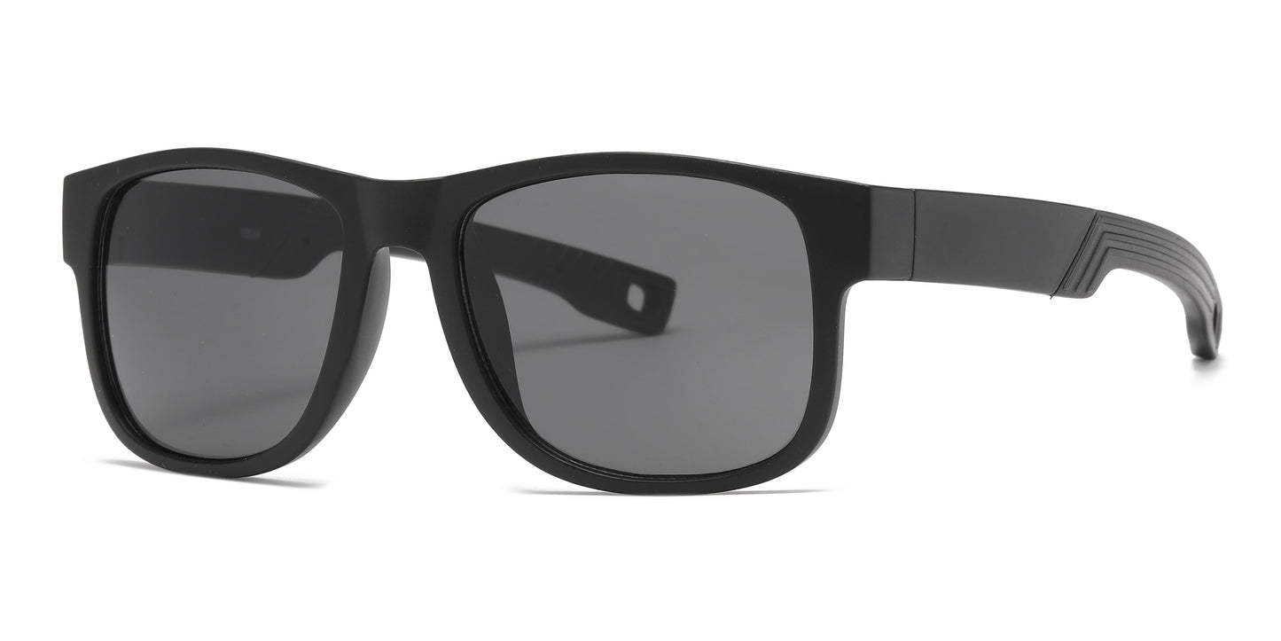 DS-6824 - Lentes deportivos con marco transparente y mica espejo de color