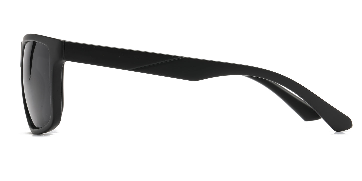 DS-6829 - Lentes deportivos clásicos con diseño cuadrado y armazón plástico